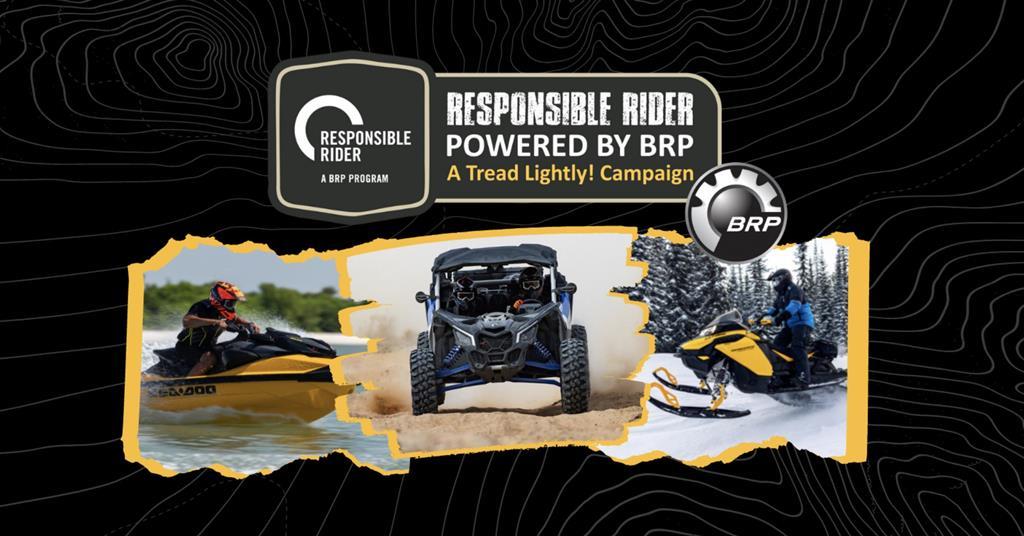 BRP partners with Tread Lightly! and RideSafe to promote Responsible