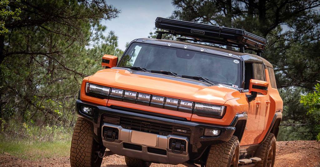 FIRST DRIVE 2024 GMC Hummer EV SUV 3X Electric Off Roading in Texas Vehicle Features OVR Mag