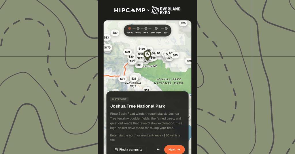 Hipcamp And Overland Expo Launch 2026 Adventure Route Planner OVR Mag 11551 395200 