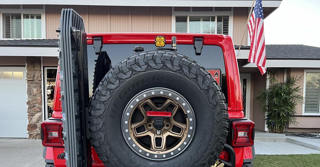Boards Aboard Installing Overland Kitted's Spare Tire Accessory
