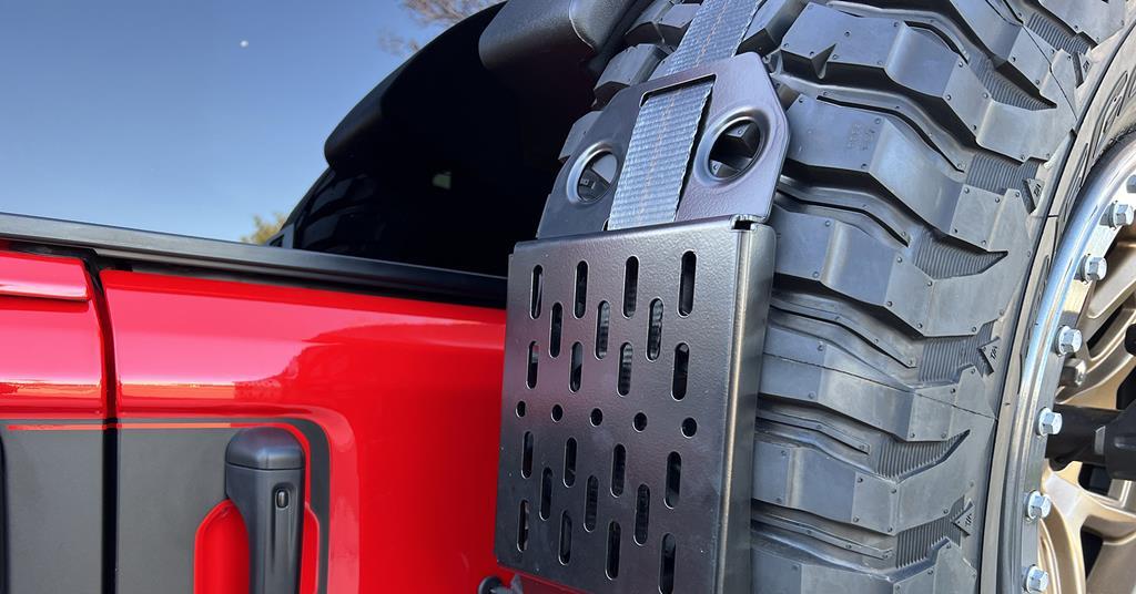 Boards Aboard Installing Overland Kitted's Spare Tire Accessory