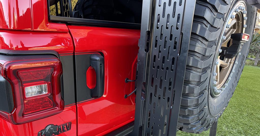 Boards Aboard Installing Overland Kitted's Spare Tire Accessory