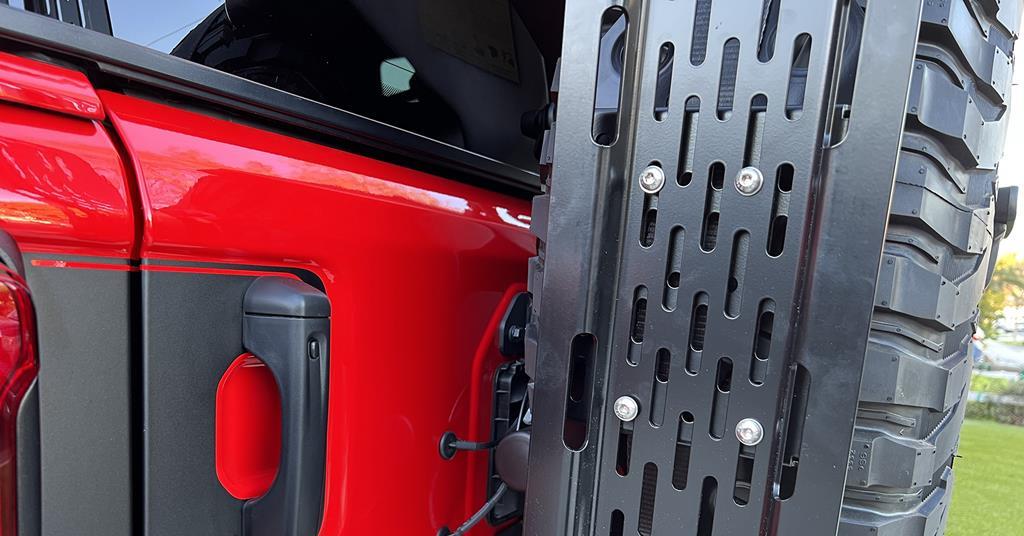 Boards Aboard Installing Overland Kitted's Spare Tire Accessory