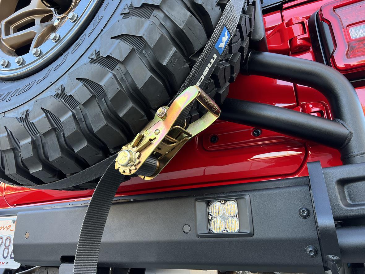 Boards Aboard Installing Overland Kitted's Spare Tire Accessory