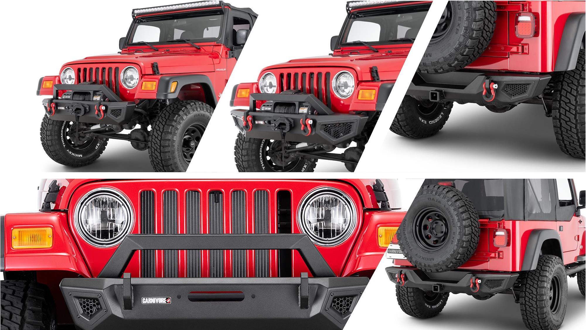Quadratec Launches New Carnivore Bumpers for Jeep Wrangler YJ/TJ Models