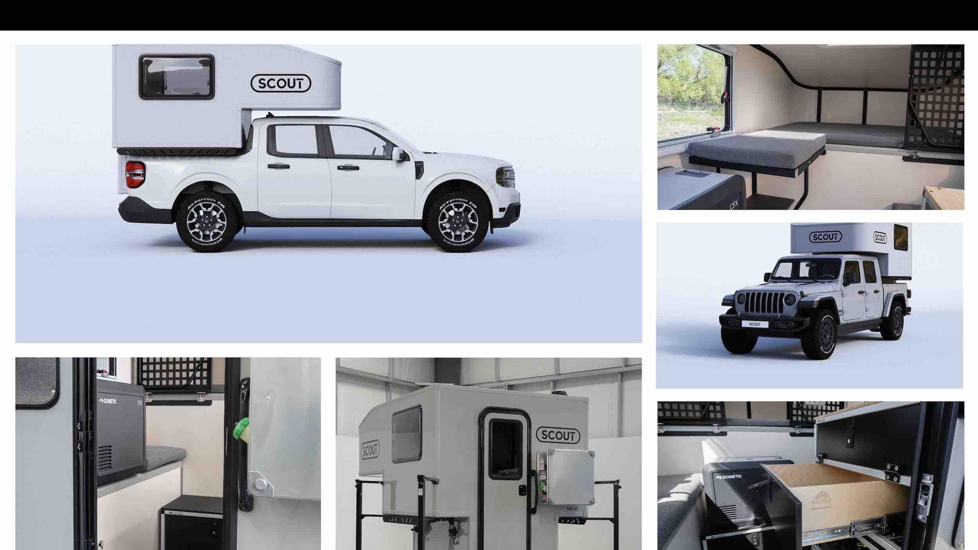 Scout Unveils the Tuktut Their Lightest Hard Wall Truck Camper, Almost