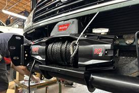 The next step of the installation is to wirie the winch up
