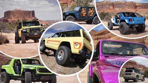  Moab's Easter Jeep Safari Jeep desata siete conceptos 4x4 de distinción