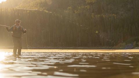 Central Montana Fly Fishing Sunrise