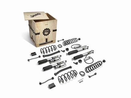 Mopar_Jeep_Bilstein_lift_kit_parts_laid_out