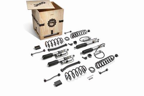 Mopar_Jeep_Bilstein_lift_kit_parts_laid_out