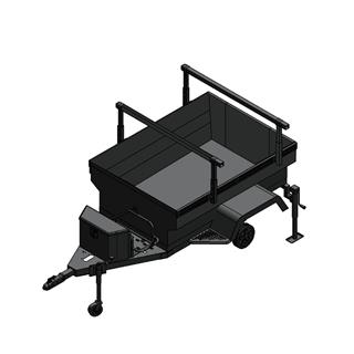 0424 Off-Road Trailer - Military Style With Full Articulating Suspension_07