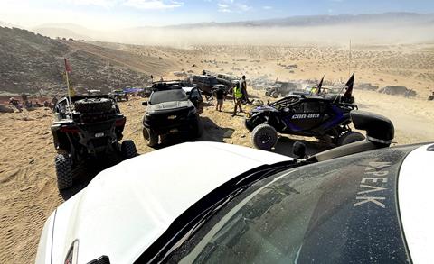 Peak Suspension RAM 2500 overlooking Chocolate Thunder