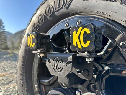 KC HiLiTES Ford Bronco Spare Tire Light Mount-6