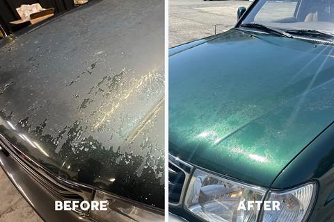 Hood-before-after