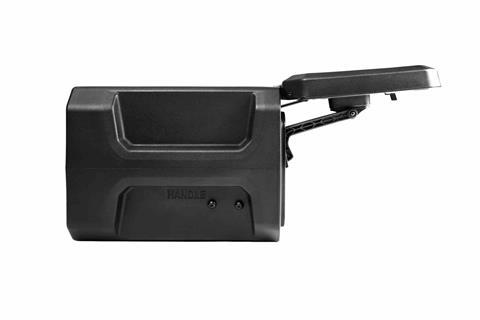 Leitner ACS Roof Cargo Box side view with door open