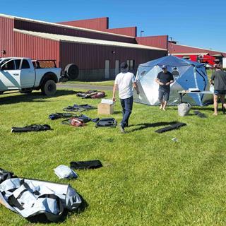 Overland Expo PNW Vendor 2 SHIFTPOD set up