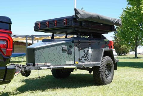 Overland Expo PNW Vehicles-7 Turtleback Trailer