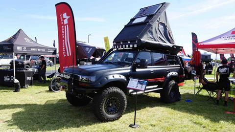 Overland Expo PNW Vehicles-23 Long Range America 80 Series Land Cruiser