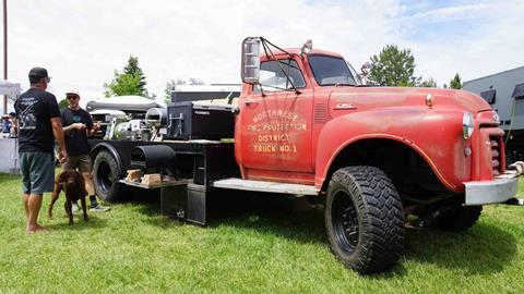 Overland Expo PNW Vehicles-40 GMC retro pickup