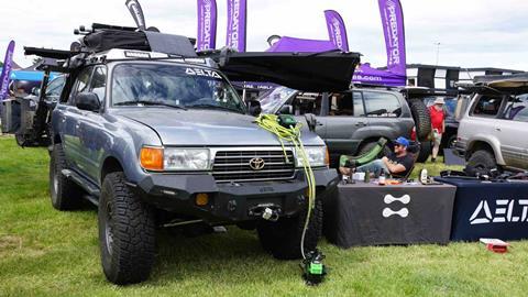 Overland Expo PNW Vehicles-32 Delta 100 Series Land Cruiser