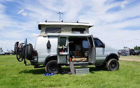 Overland Expo PNW Vehicles-58 Attendee 4x4 Cargo Van