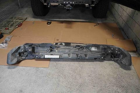 OEM Rear bumper removed