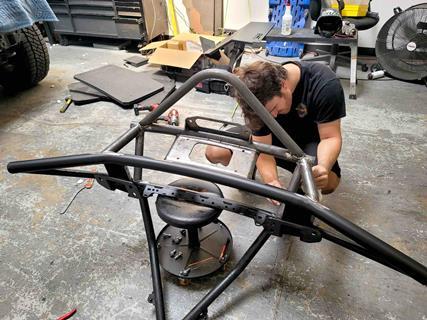 SVC Offroad Front Bumper getting ready for painting