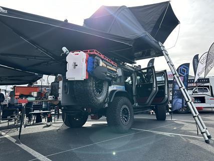 Overlandig Jeep rear full view