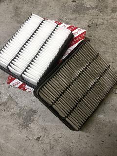 Engine air filter: New vs Old