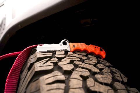 Spyderco Assist on Tire