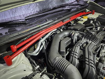 Nameless Performance strut tower brace_credit Mercedes Lilienthal