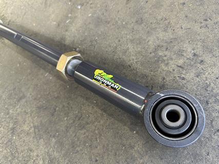 The Ironman 4x4 Rear Adjustable Lower Trailing Arm is adjustable for length