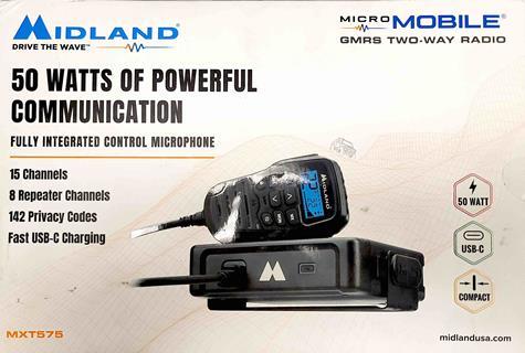 Midland MXT575 GMRS Box