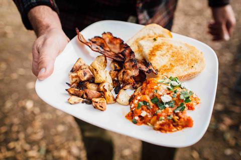 Breakfast plate