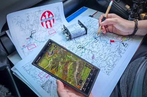 onX-app-help,-paper-map-navigation-near-Cherokee-National-Forest,-NC_credit-ANDY-Lilienthal