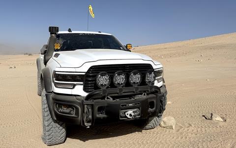 Peak Suspension RAM 2500 at the 2026 King of the Hammers.
