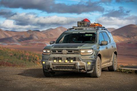 2025-Alcan-5000-Rally-2026-Honda-Passport-TrailSport-team-2-Arctic-Circle-Yukon-Territory_credit-Mercedes-Lilienthal