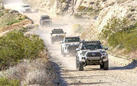 KYB Testing All vehicles on fire road