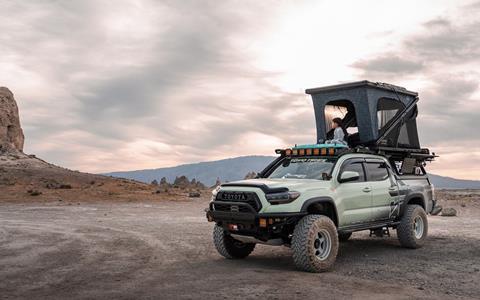 Overland Vehicle System upfitted Toyota Tacoma