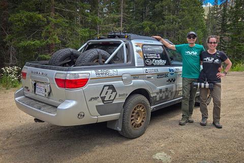 Andy-and-Mercedes-Lilienthal,-2006-Subaru-Baja,-Colorado-Adventure-Rally_credit-Glyn-Trafford