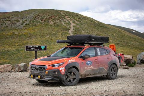 2025-Subaru-Crosstrek-Wilderness-Cinnamon-Pass,-CO-summit_credit-Mercedes-Lilienthal