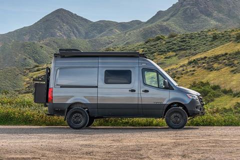 Wilwood AERO-DM six-piston caliper and 13.25-inch rotor installed on 2024 Sprinter 2500 AWD