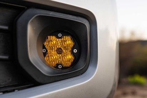 With the Baja Designs Squadron 2.0, you can vary beam patterns by selecting various lens covers