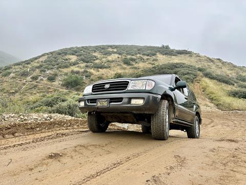 OVR LC100 enjoys getting its tires dirty.