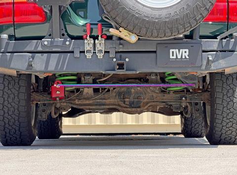 After panhard bar angle comparison Land Cruiser