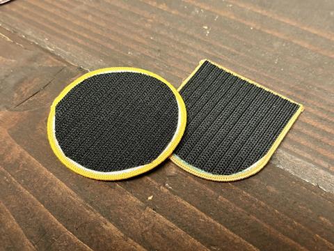 7 - Voila, you now have Velcro-backed patches to stick on your headliner or anywhere else you want to use them.
