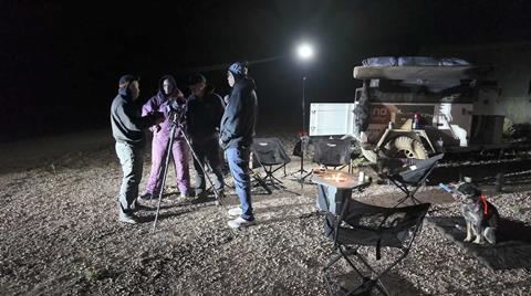 Astrophotography Lesson commences during Hankook Camp Dynapro Overland Expo West 2026.
