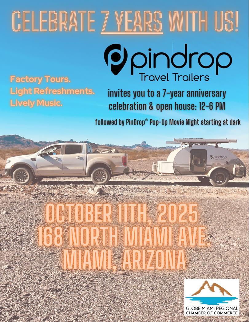 PinDrop Travel Trailers 7-year Anniversary Celebration Miami Arizona ...