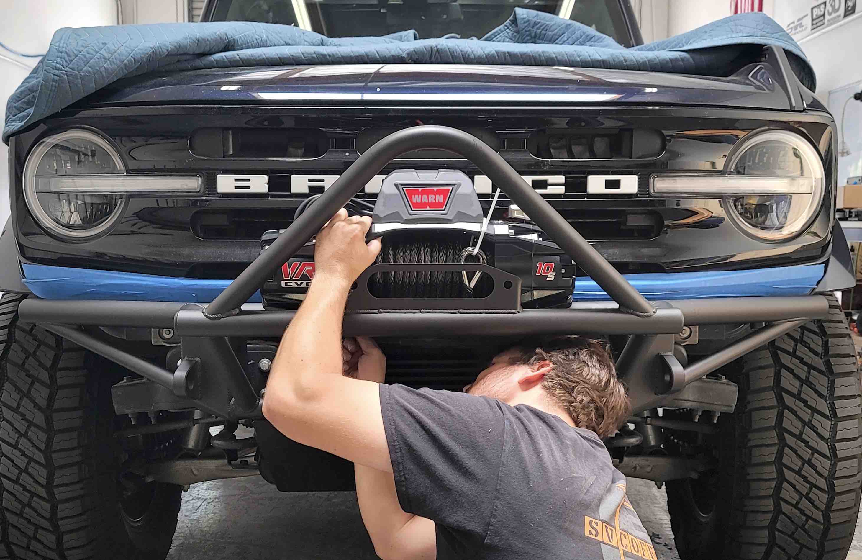 OVR’s Project Ford Bronco: Pavement Princess gets SVC Offroad’s Baja Styled Tubular Front and Rear Bumpers
